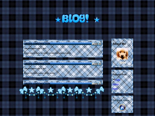 blog screenshot