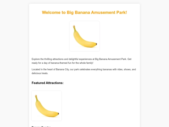 BANANA screenshot