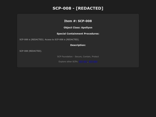 SCP-008 screenshot