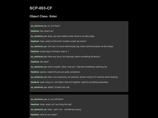 emptybag screenshot