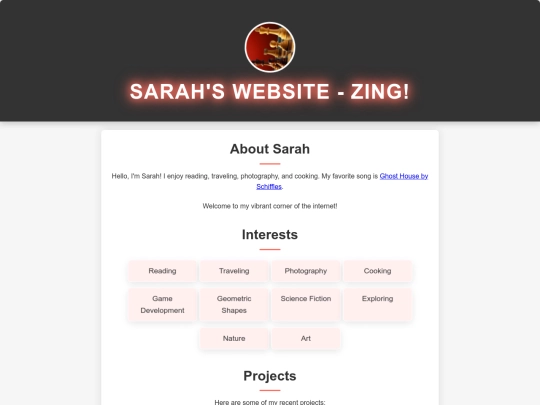 sarah screenshot