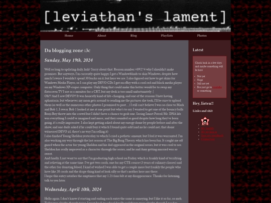 blog screenshot