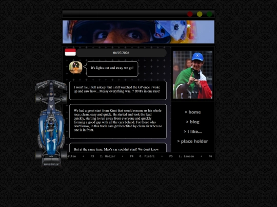 blog screenshot