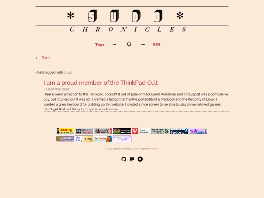 tags/Linux screenshot
