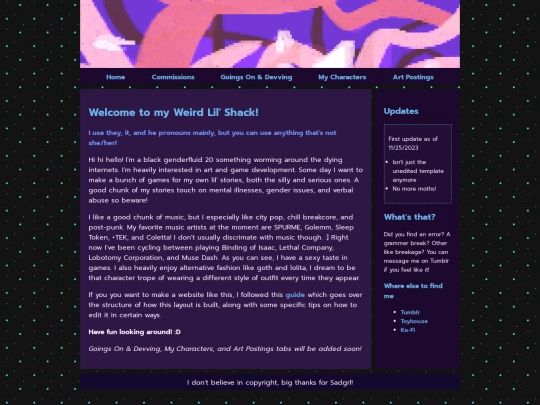 pages/comms screenshot