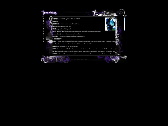 biog screenshot