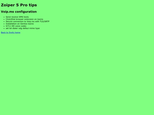 zoiper screenshot