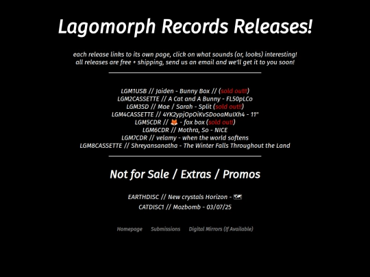 releases screenshot