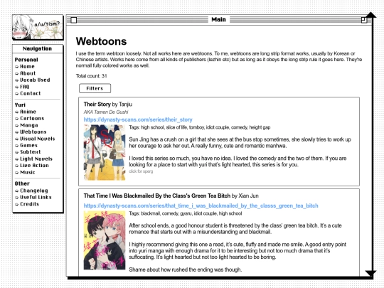yuri-category/webtoons screenshot