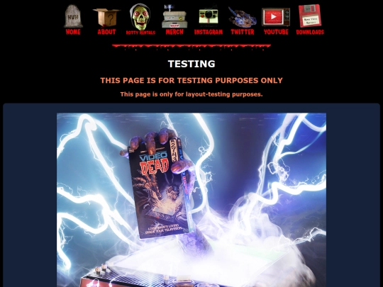 testing screenshot