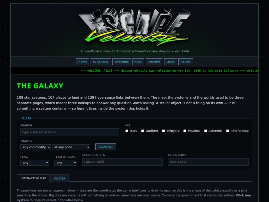 ev/galaxy screenshot