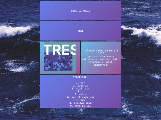 music/tres screenshot