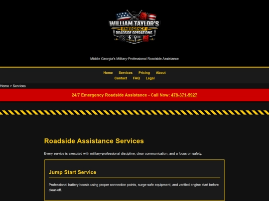 services screenshot