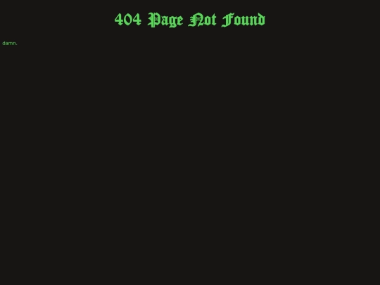 not_found screenshot