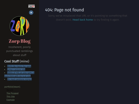 404 screenshot