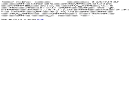 test screenshot