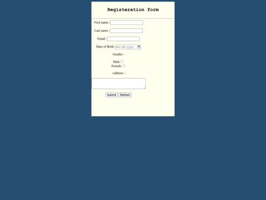 Techno_Hacks/Register_Form screenshot