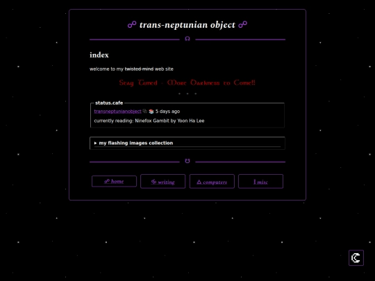 index screenshot