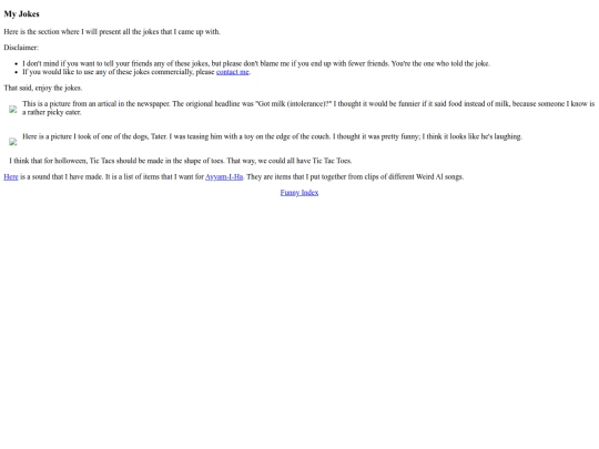frames/funnystuff/myjokes screenshot