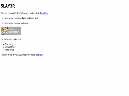 index screenshot