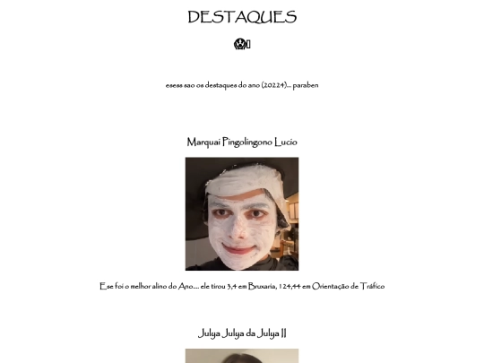 destaques screenshot