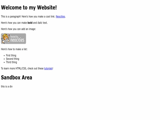 index screenshot
