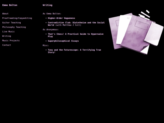 writing screenshot