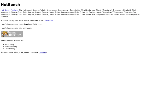 index screenshot