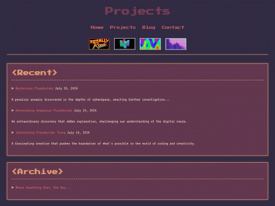 projects/projectsHome screenshot