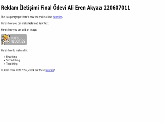 index screenshot