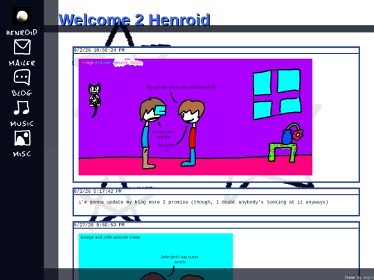 blog screenshot