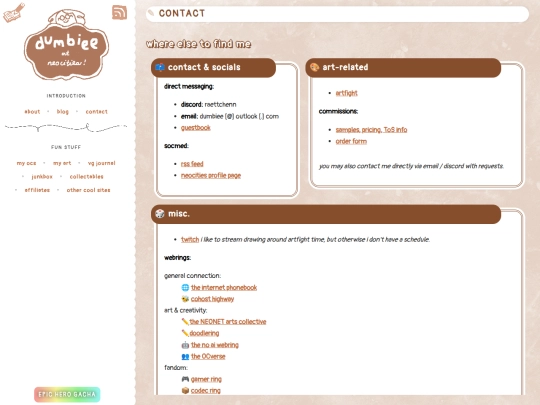 contact screenshot
