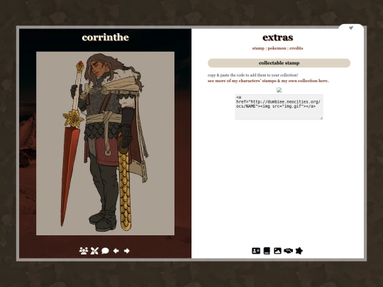 ocs/corrinthe/extras screenshot