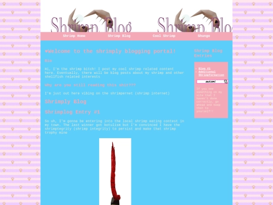 blog/bloghome screenshot