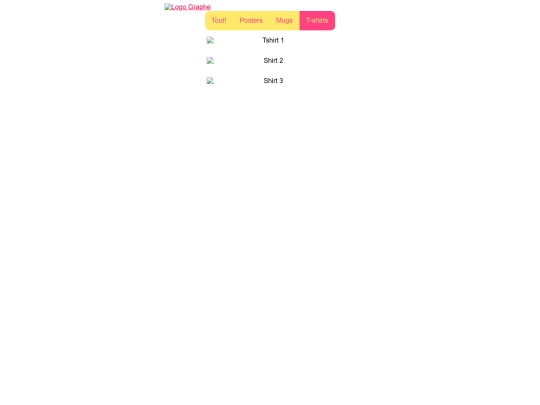 Graphe/tshirtsgraphe screenshot