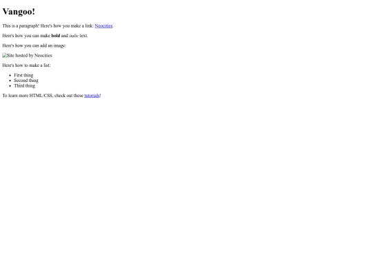 index screenshot