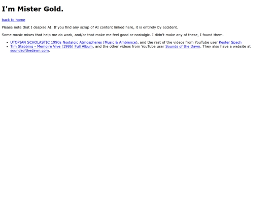 links screenshot