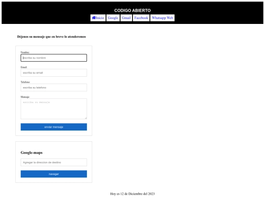 index screenshot