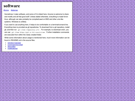 garden/software screenshot