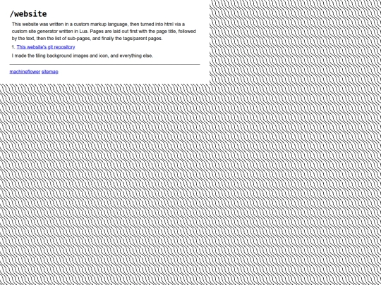 garden/website screenshot