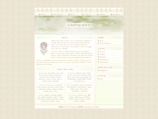 testsite screenshot