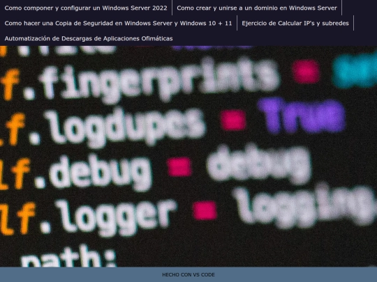 index screenshot
