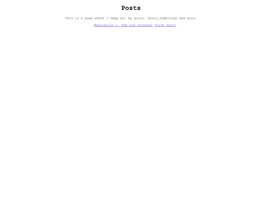 posts screenshot