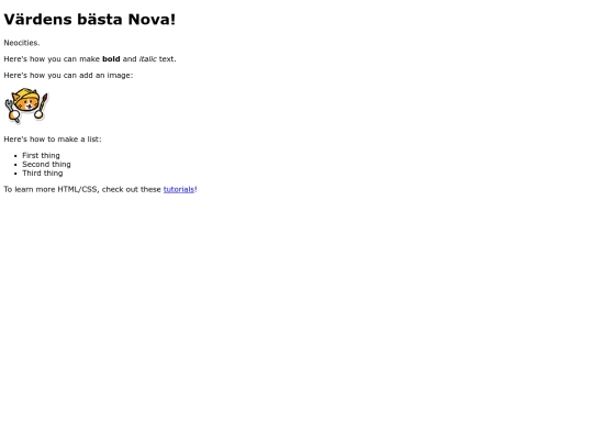 nova screenshot