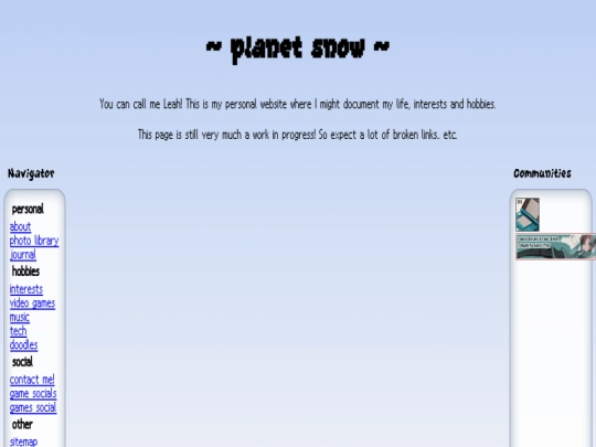 index screenshot