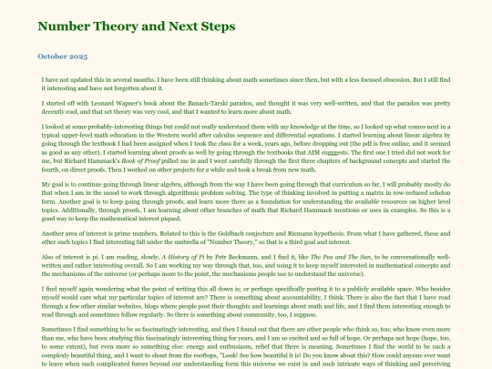 numtheory screenshot