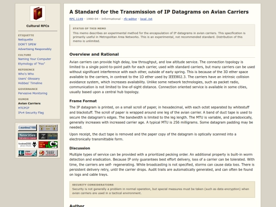 rfc/1149 screenshot