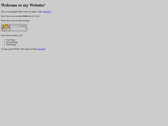 links screenshot