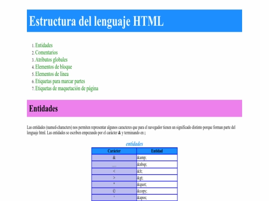 index screenshot