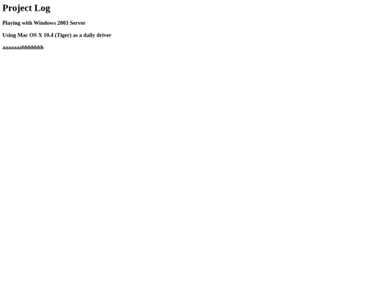 projects screenshot